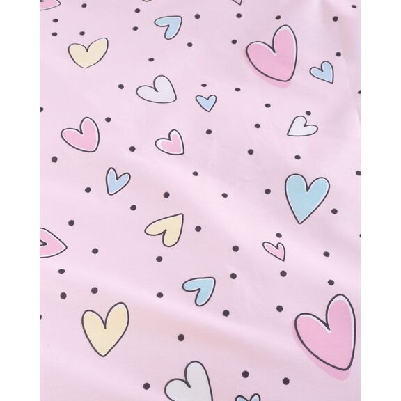 Pop Hearts - σετ Σεντονια Symbol King Size (270χ290)