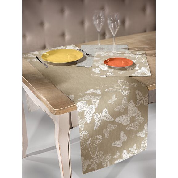 Πασχαλινή Τραβέρσα Easter 22 Natural 40x160 Saint Clair  100% Polyester