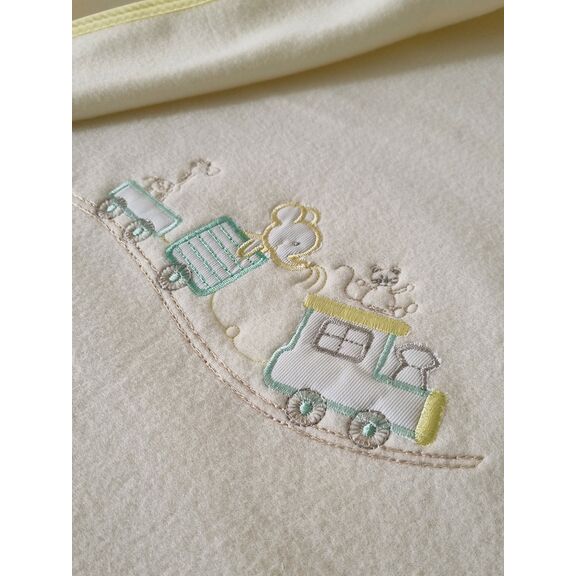 Κουβέρτα Fleece Κούνιας Baby Joia 100x150 214 Yellow
