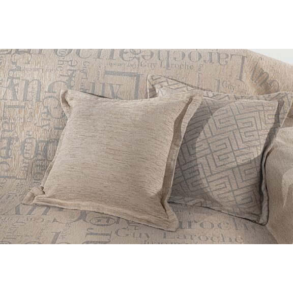 Ριχτάρι Καναπέ Stamp Natural (Τριθέσιος) 180x300 guy Laroche  37% Cotton-21%polyester-42% Acrylic
