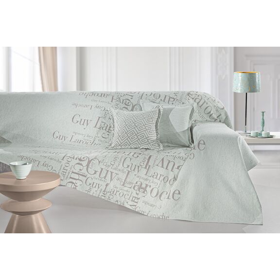 Ριχτάρι Καναπέ Stamp Mint (Τετραθέσιος) 180x350 guy Laroche  37% Cotton-21%polyester-42% Acrylic