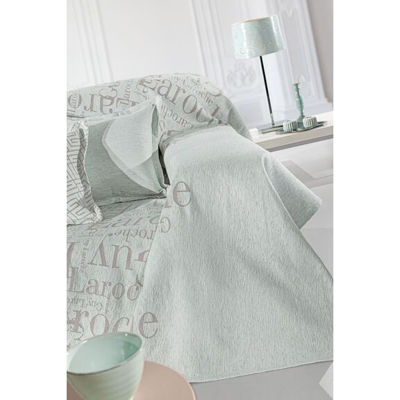 Ριχτάρι Καναπέ Stamp Mint (Τετραθέσιος) 180x350 guy Laroche  37% Cotton-21%polyester-42% Acrylic