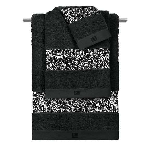 Σετ 3τμχ Πετσέτες Musk Anthracite Black guy Laroche  100% Cotton 500 Gr/m 2