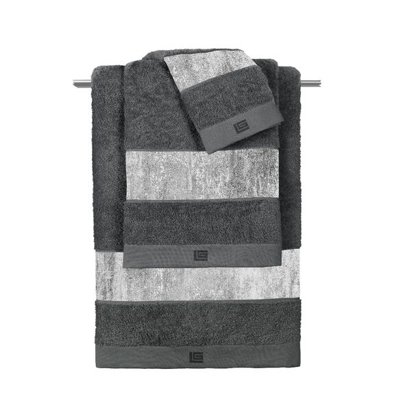 Σετ 3τμχ Πετσέτες Wall Cement guy Laroche  100% Cotton 500 Gr/m 2
