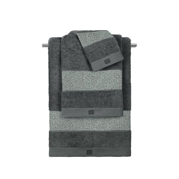 Σετ 3τμχ Πετσέτες Musk Anthracite Aqua - Grey guy Laroche  100% Cotton 500 Gr/m 2