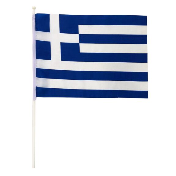 Σημαια  Ελληνικη  με Κονταρι 40x30cm