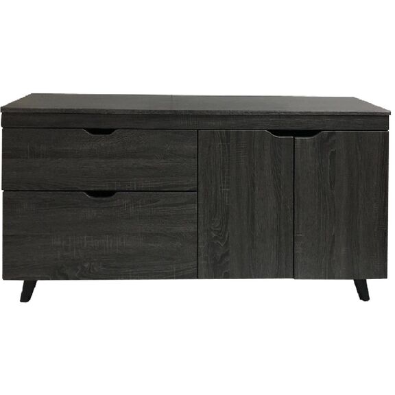 Velco pro Systems Μπουφες 140x38x68 εκ  Γκρι Οξια