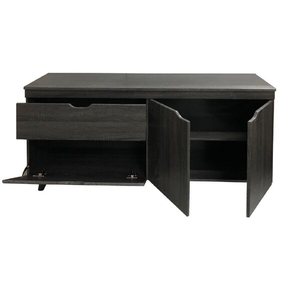Velco pro Systems Μπουφες 140x38x68 εκ  Γκρι Οξια
