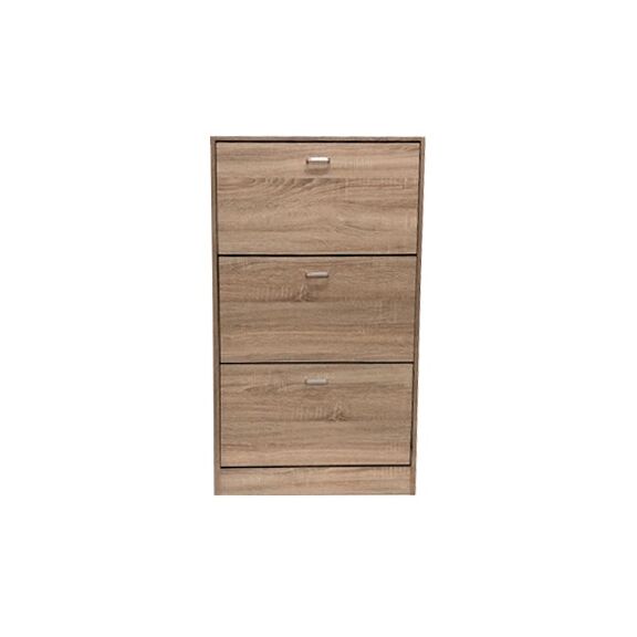 Velco pro Systems Παπουτσοθηκη  Τρεις Πορτες- Αεριζομενη Πλατη 63x24x115 cm Σφενδαμος