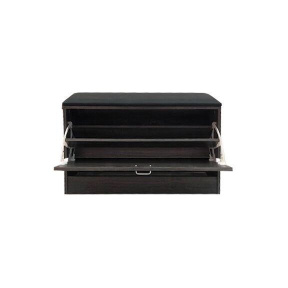 Velco  pro Systems  Παπουτσοθηκη -Σκαμπο 80x24x49 εκ Γκρι Οξια