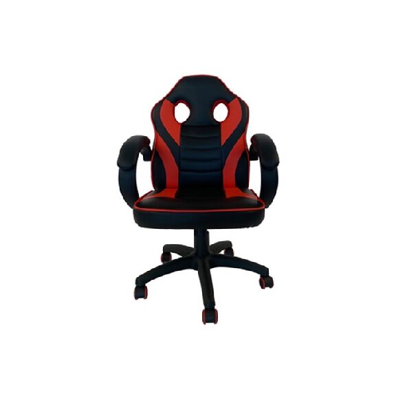 Velco pro Systems Καρεκλα Γραφειου Gaming Μαυρη-Κοκκινη- Επιφανεια pu & Text
