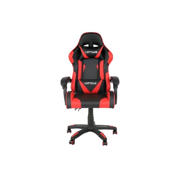 Velco pro Systems Καρεκλα Γραφειου Gaming -Μαυρη-Κοκκινη- Επιφανεια pvc