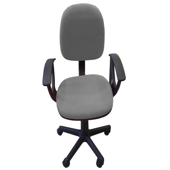 Velco pro Systems Καρεκλα Γραφειου Παιδικη Γκρι  με Μπρατσα -Διαστασεισ: 57x47x81/92cm