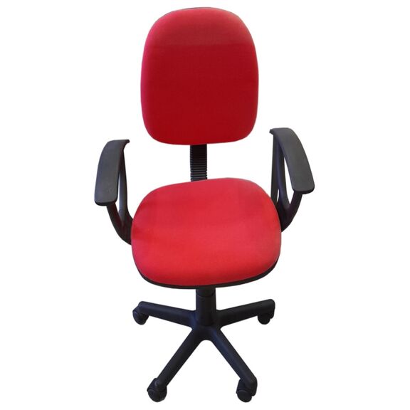 Velco pro Systems Καρεκλα Γραφειου Παιδικη Κοκκινη με Μπρατσα -Διαστασεισ: 57x47x81/92cm