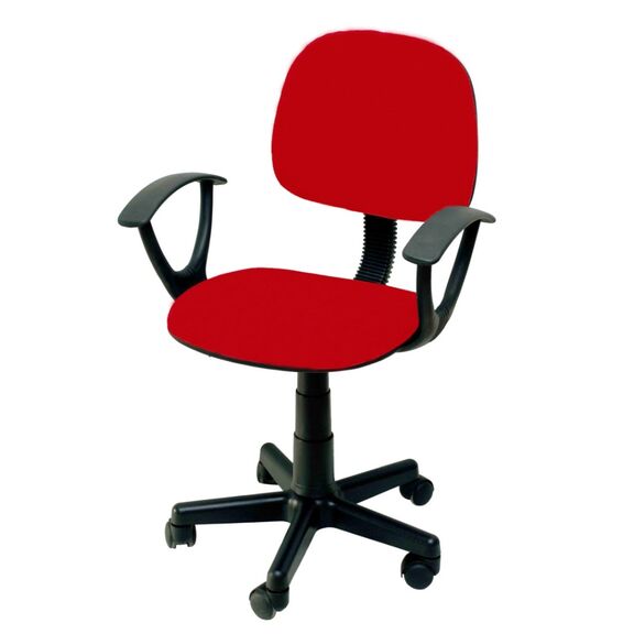 Velco pro Systems Καρεκλα Γραφειου Παιδικη Κοκκινη με Μπρατσα-Διαστασεισ: 41x53x89cm