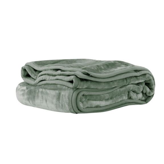 Κουβέρτα Υπέρδιπλη Βελουτέ 220x240cm polyester nef-nef loft/ green 029008
