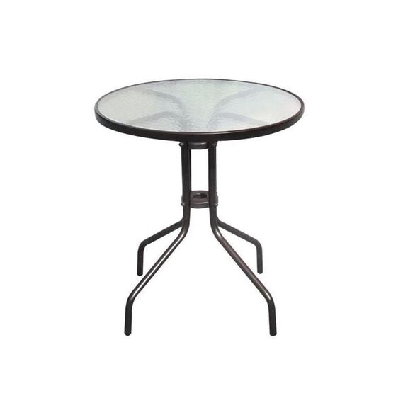 Τραπέζι Μεταλλικό Καφέ d.60cm h.70cm baleno  Ε2400w