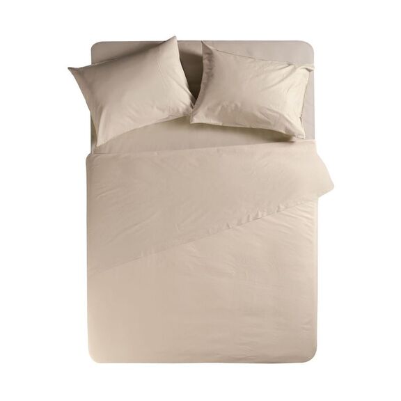 Σεντόνι Υπέρδιπλο Μεμονωμένο 240x270cm Βαμβάκι nef-nef basic/ beige 011709