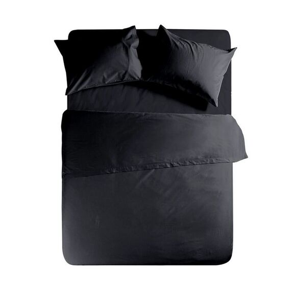 Σεντόνι Υπέρδιπλο Μεμονωμένο 240x270cm Βαμβάκι nef-nef basic/ black 011709