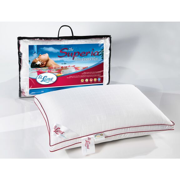 Μαξιλάρι Με Μικροΐνες 50x70cm la luna the superia microdown pillow Μέτριο/Σκληρό
