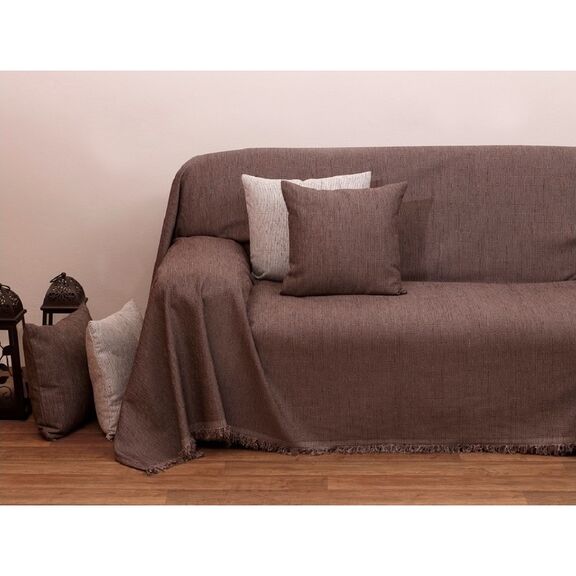 Ριχτάρι Τετραθέσιου Καναπέ 180x320cm viopros chenille throws 2100 Βέγγε