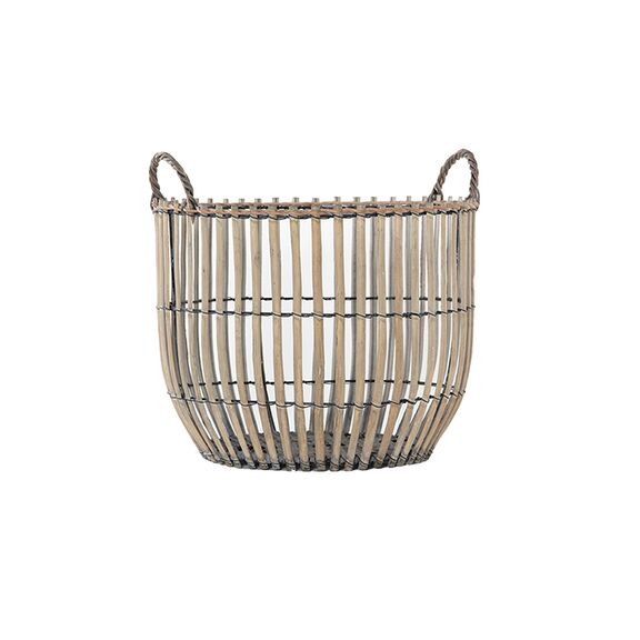 Διακοσμητικό Καλάθι 38x29 nef-nef lunar/natural 80% Λυγαριά 20% Μέταλλο