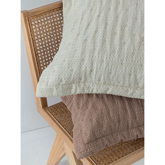 Κουβερλί Υπέρδιπλο 220x240 tot Ivory