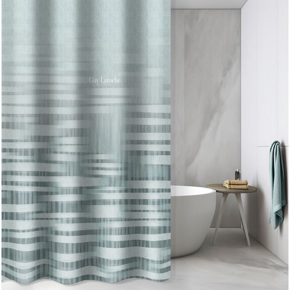 Κουρτίνα Μπάνιου Cuba Cement 180x185 guy Laroche  100% Polyester, Water Repellant