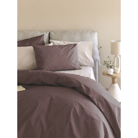 Σεντόνι Μονό 110x200+32 Etoile/2 Brown με Λάστιχο