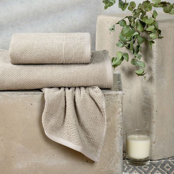 Πετσετες σετ 3 Τεμαχιων Haus Light Grey