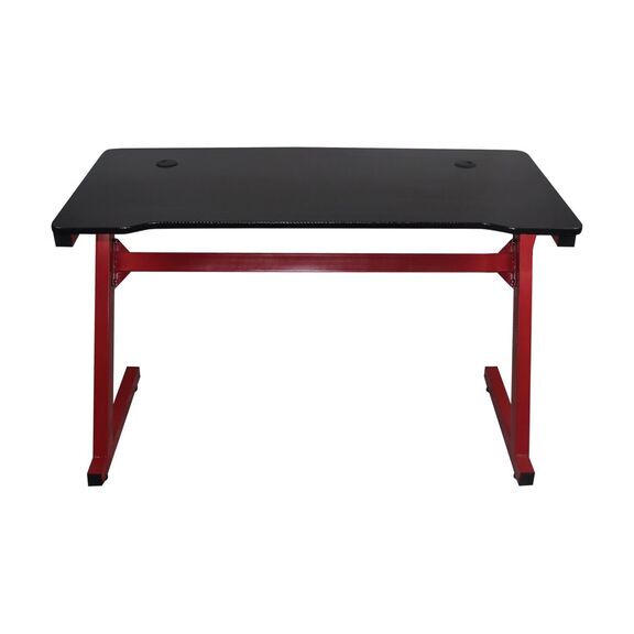 Gaming Γραφείο 120x60cm Τ.carbon Μέταλλο Βαφή Κόκκινο