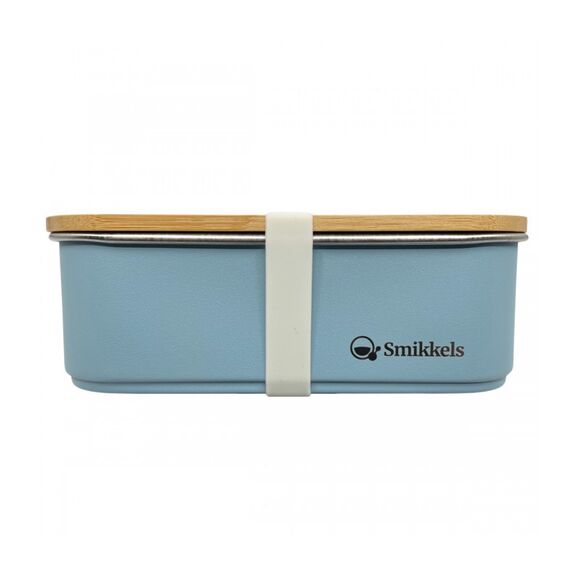 Lunchbox με Καπάκι από Bamboo 900ml Μπλε
