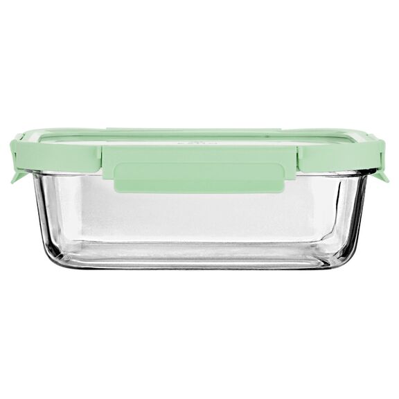 Estia Φαγητοδοχειο Click&seal Γυαλινο 1520ml 23.5x17.8x7.6cm με Καπακι Πλαστικο Mint