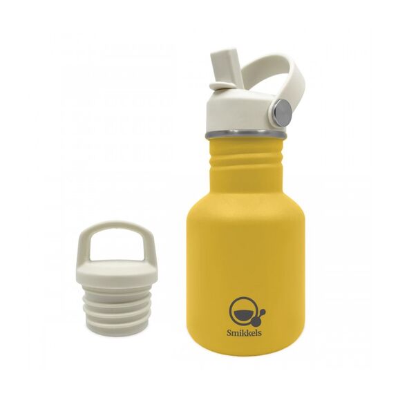 Μεταλλικό Παγούρι 350ml Κίτρινο Smikkels