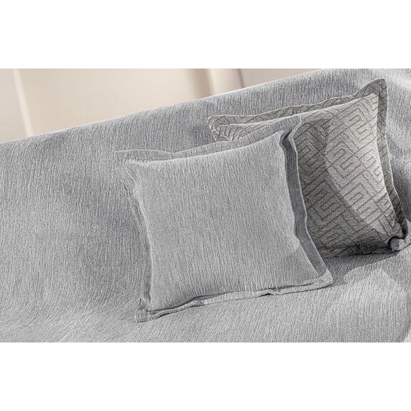 Ριχτάρι Καναπέ Perth Grey (Πολυθρόνα) 180x150 guy Laroche  37% Cotton-21%polyester-42% Acrylic