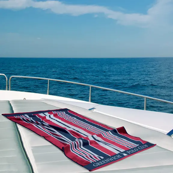 GREENWICH POLO CLUB ΠΕΤΣΕΤΑ ΘΑΛΑΣΣΗΣ 90Χ180 3632 BLUE, RED, WHITE