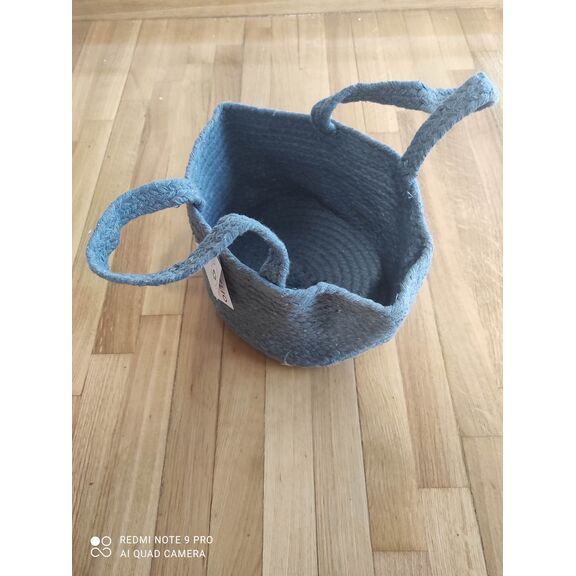 Top Καλαθι Αποθηκευσης Χρωμα Γκρι 25*15εκ.