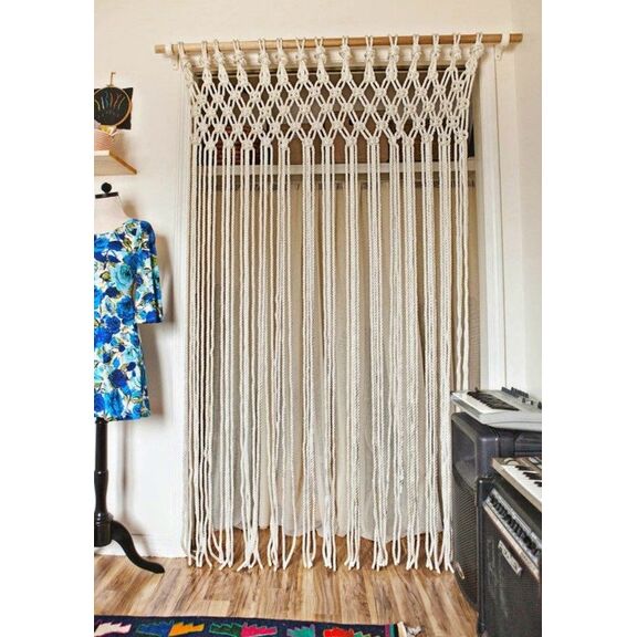 Κουρτινα (Rain 140) Macrame Διαστασεισ.140*230εκ. Υικο.100%βαμβακι