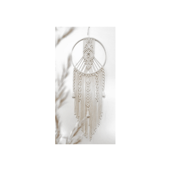 Macrame  Διακοσμητικο (Dream) Επιτοιχιο   φ30 εκ. * 66 εκ.
