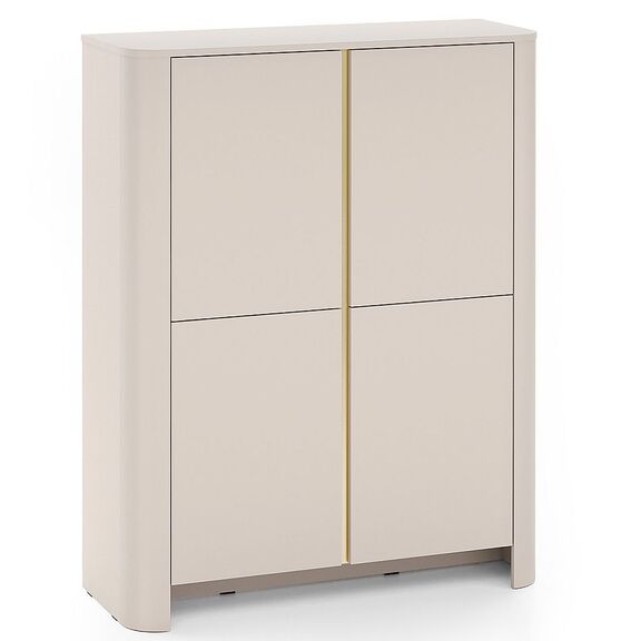 Μπουφές Bari Λευκό Kazmir  103x132x39cm