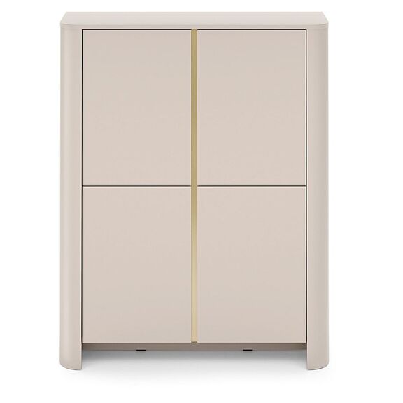 Μπουφές Bari Λευκό Kazmir  103x132x39cm