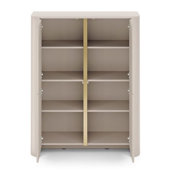 Μπουφές Bari Λευκό Kazmir  103x132x39cm