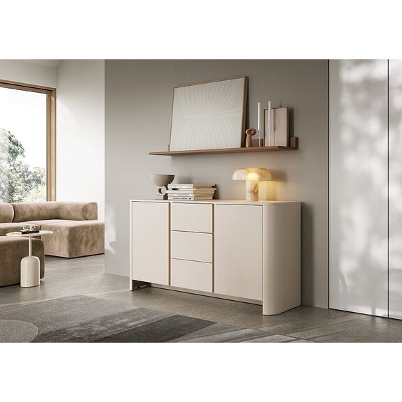 Μπουφές με Συρτάρια Bari Λευκό Kazmir  163x82x39cm