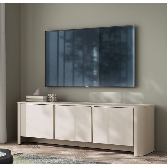 Έπιπλο Τηλεόρασης Bari Λευκό Kazmir  163x52x39cm