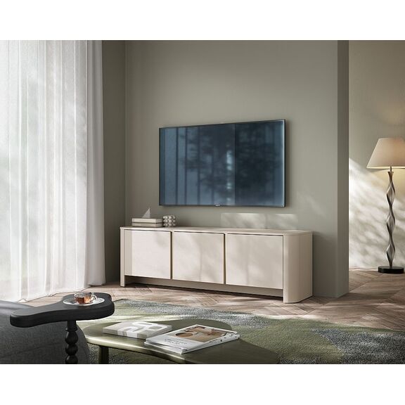 Έπιπλο Τηλεόρασης Bari Λευκό Kazmir  163x52x39cm