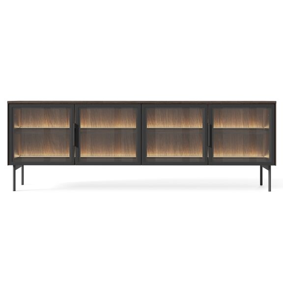 Έπιπλο Τηλεόρασης Lumi Καρυδιά 181x62x39cm