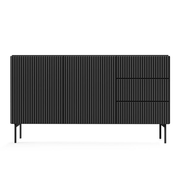 Μπουφές Muti με Συρτάρια Ανθρακί 147x81x40cm