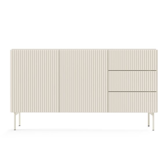 Μπουφές Muti με Συρτάρια Λευκό Kazmir 147x81x40cm