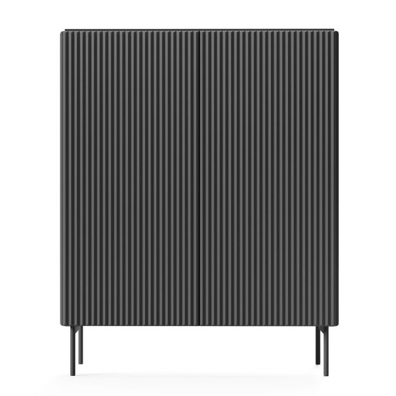 Μπουφές Muti Ανθρακί 98x123x39cm