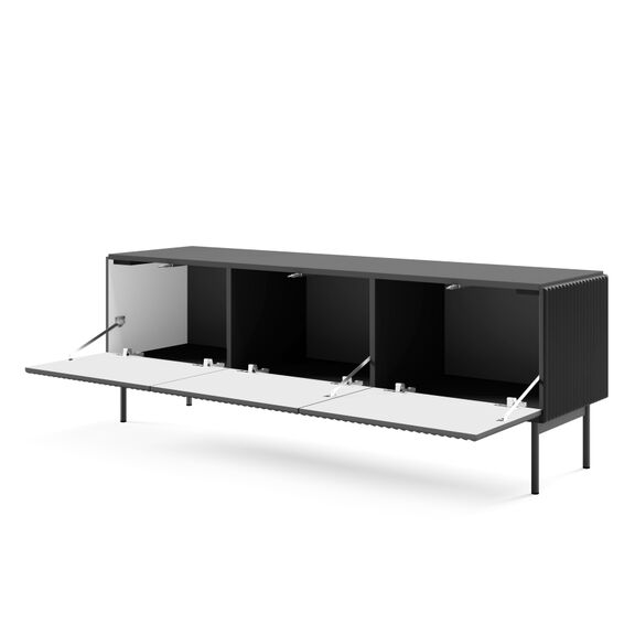 Έπιπλο Τηλεόρασης Muti Ανθρακί 147x51x39cm
